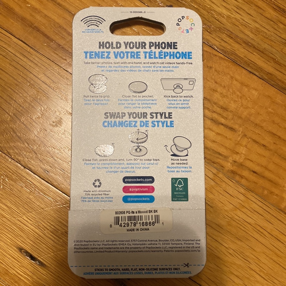 POPSOCKETS phone grip and stand with swappable top - Picture 2 of 2